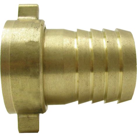 Conector de latón para manguera de 40 mm x 1 1/2" GW
