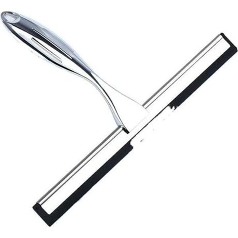 Shower Squeegee, Updated Window Squeegee Stainless Steel Household Squeegee for Bathroom Mirror Windows Cars, Multifunct (1/4)
