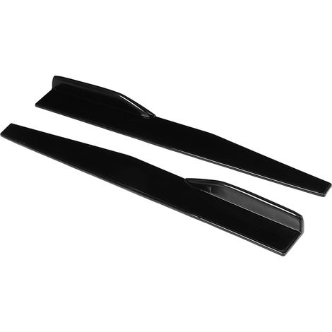 Spoiler de bas de caisse universel de 29,3 pouces pour voiture, protection anti-rayures, noir brillant, pièce de rechange (1/5)