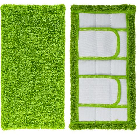 Geeignet für Swiffer Sweeper Flachtücher, für trockene oder feuchte Anwendung, 2 grüne Tücher + 2 blaue Tücher