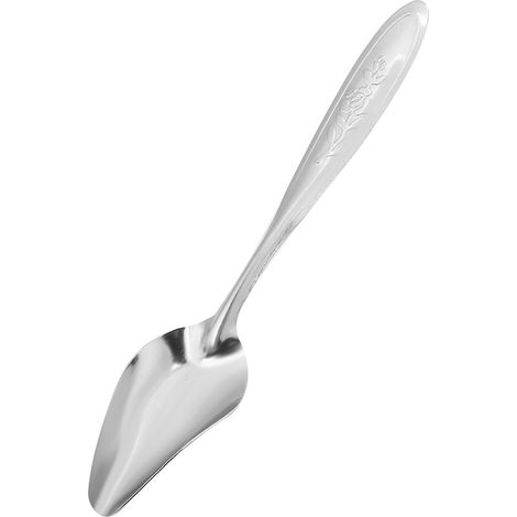 Lot de 5 cuillères en acier inoxydable pour nourrir les oiseaux de compagnie avec du lait en poudre pour perroquets. (1/5)