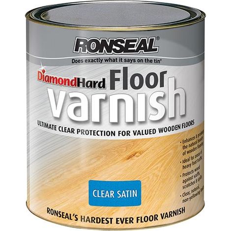 Ronseal Diamond Hard Floor Varnish Satin 5 litre
