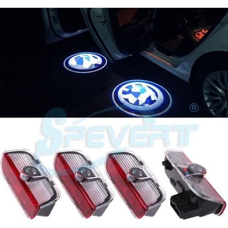 4pcs LED de porte de voiture Projecteur laser Logo Esprit, Lumière, Ombre pour vw VW Golf EOS Tiguan a1114 (1/4)