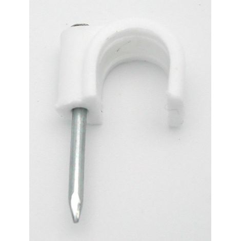 AGRAFE CÂBLE ROND C/100 PCS - 10 MM