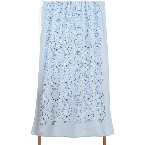 Serviette de bain enfant à séchage rapide, ultra absorbante, motif cartoon, lot de 2, douce et légère, idéale pour la douche et la plage, dimensions 70x140 cm. (1/4)