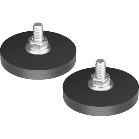 M6 5mm magnetische Montagehalterungen, Universalbolzen für LED-Lichtleisten, LED-Arbeitsscheinwerfer, PKW, LKW, 4x4 Geländewagen.
