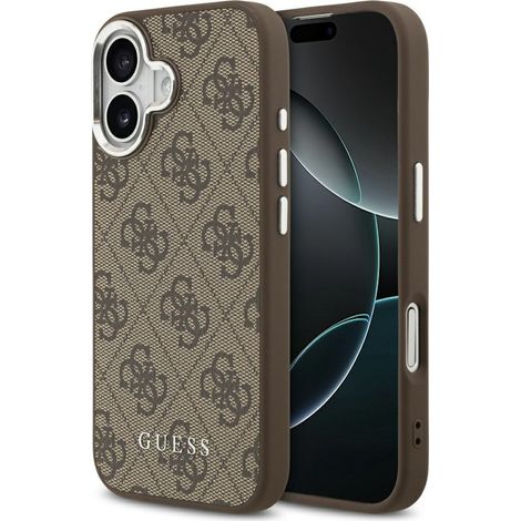 Funda Guess 4G Classic Logo MagSafe para iPhone 17 marrón (1/5)