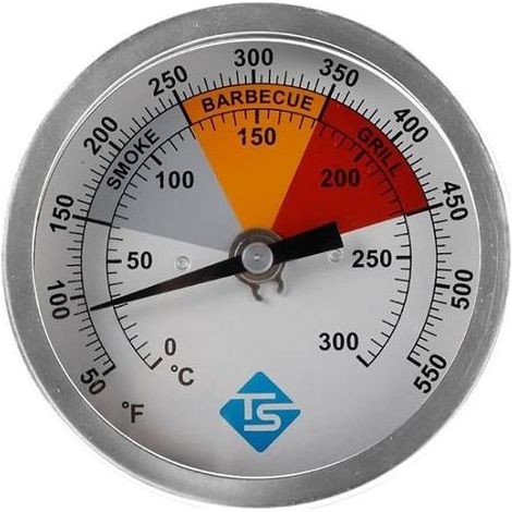 Flammendes Holzkohle-Grillthermometer (rekalibrierbar) (1/5)