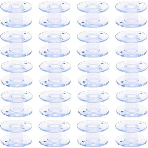 20 bobines de fil polyester 11,3 mm pour machine à coudre domestique – haute résistance et finition lisse (1/5)