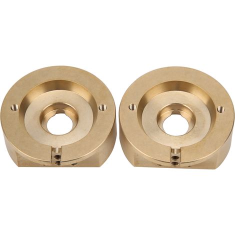2 Pièces Jantes à Blocage de Perles en Laiton pour Axial Wraith 90018, Poids pour Roues RC (1/5)