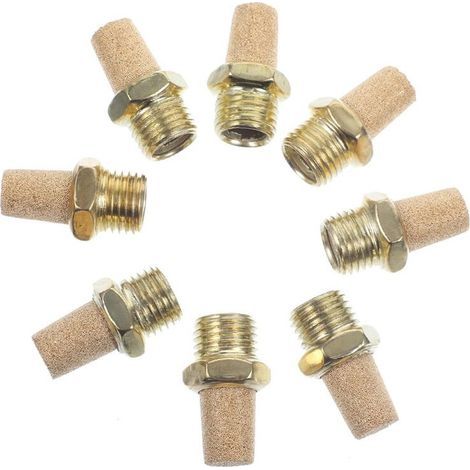 Convient pour une utilisation avec les soupapes d'échappement pneumatiques à dégagement rapide des compresseurs, les bouchons d'échappement et les conduits de climatisation de 1/8 pouce. (1/3)