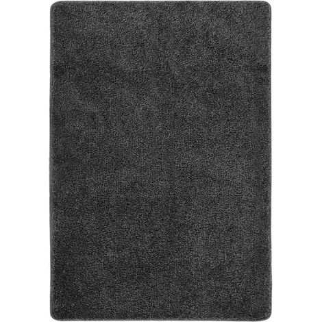Tapis Shaggy-Tapis de salon-Tapis Chambre antidérapant Gris 120x170 cm 174233 (1/5)