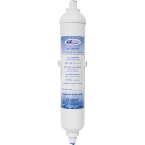 Filtro de agua Eurofilter 484000008553 (USC100/1) / 481281718629 (USC100) para refrigeradores americanos (de dos puertas verticales)