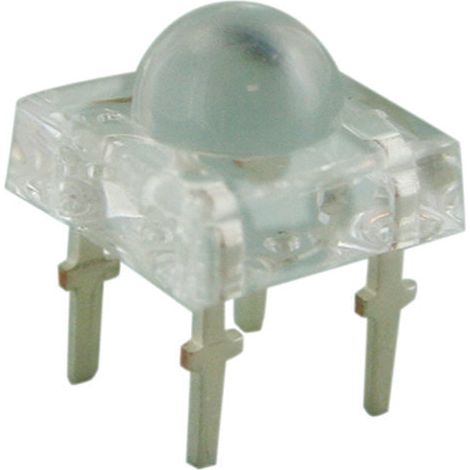 5 mm quadrato Piranha LED bianco/vetro Electro Dh 12.677/5/B/C 8430552122196