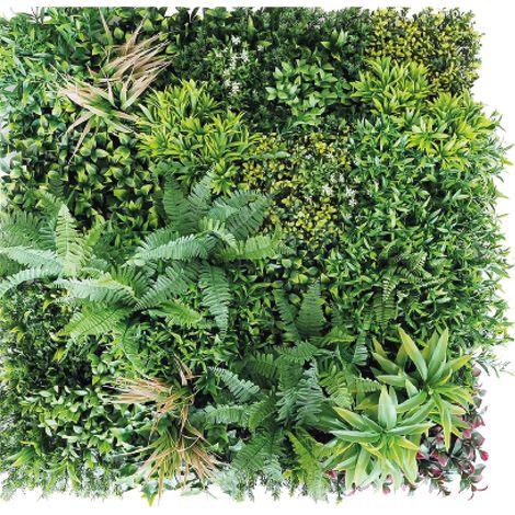 SIEPE ARTIFICIALE A PANNELLO QUADRATO 'JUNGLE' mt 1 x 1 - LIF