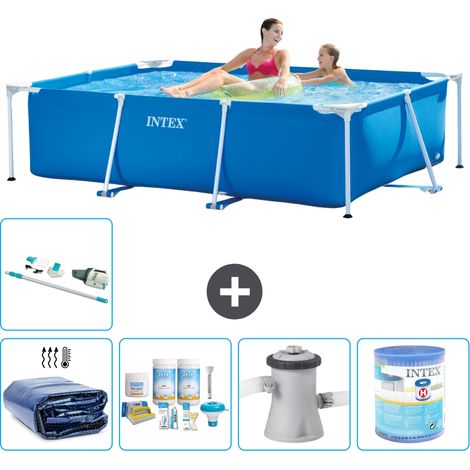 Intex Piscina con struttura Rettangolare - 220x150x60 cm - 7-pezzi  S40013 (1/5)