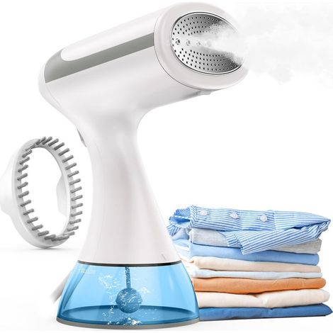 Garment Steamer, 1500W Portable Steam Iron, Vertical Steam Iron with 300ml Water Tank, 30 Seconds Fast Heat-Up, Travel Steam Iron for Removing Wrinkles from Clothes (1/5)