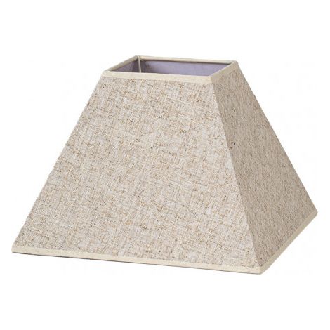 Tenorio Pyramide Lampenschirm e27 Leinen beige 40dx18dx28h