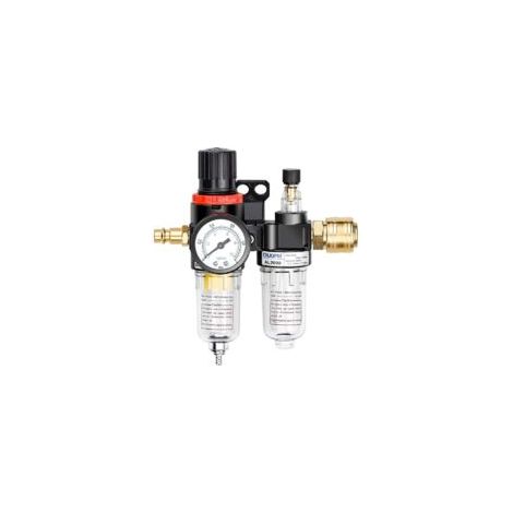 Regolatore di pressione dell'aria compressa, separatore d'acqua, separatore d'olio con manometro, raccordi rapidi da 1/4", regolatore di pressione dell'aria compressa, accessori per compressori, filtr