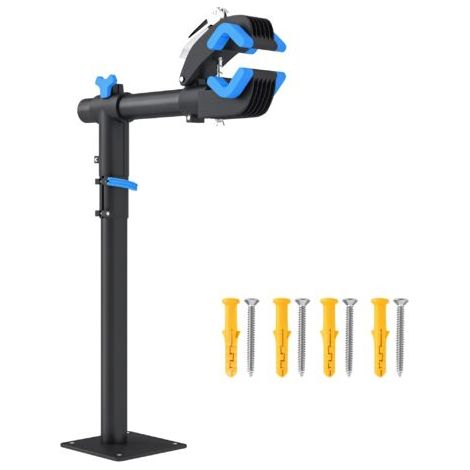 Support de réparation de vélo, réglable en hauteur, charge max. 25kg, montage entretien reparation VTT, vélo de route (1/5)