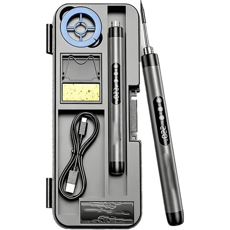 Wireless Soldering Iron 1000 mAh with Digital Screen Electronic Soldering (1/5)