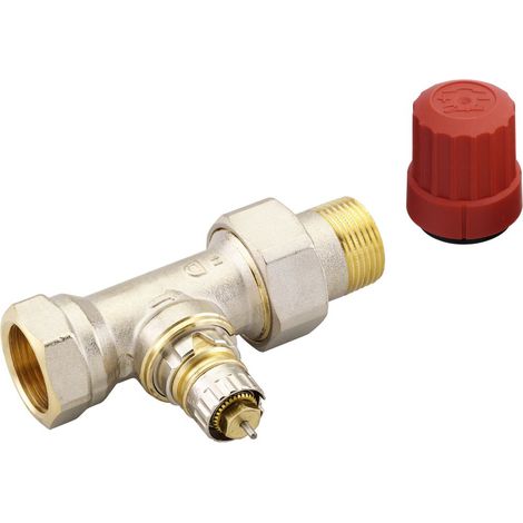Danfoss Corpo valvola RA-N 20 R 3/4, Passaggio diretto, Nichelato opaco, 013G0036
