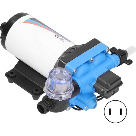 Pompe à diaphragme électrique AC auto-amorçante surpresseur hydraulique 15L/min 38m de hauteur, accessoire avec prise US 110V (1/5)