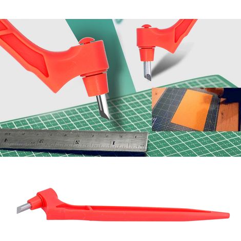 Couteau à découper portatif, stylo de coupe rouge (1/5)