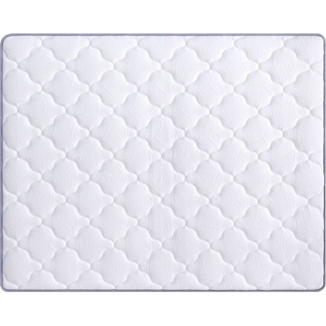MEUBLIV Matelas 140 x 200 cm blanc – ressorts, ergonomique H3, 25 cm, livré roulé (1/5)