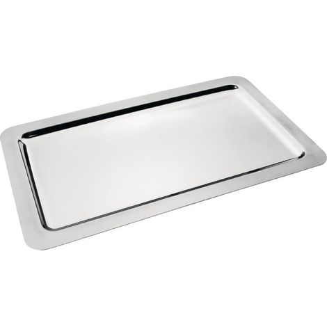 Plat de présentation en acier inoxydable GN 1/1 - Ref CN599 - Olympia (1/2)