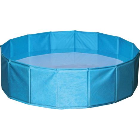 1 Piscine pour Chien, Plastique Robuste, Soupape de Vidange, Sans Pompe, Assemblée, Extérieur (1/5)