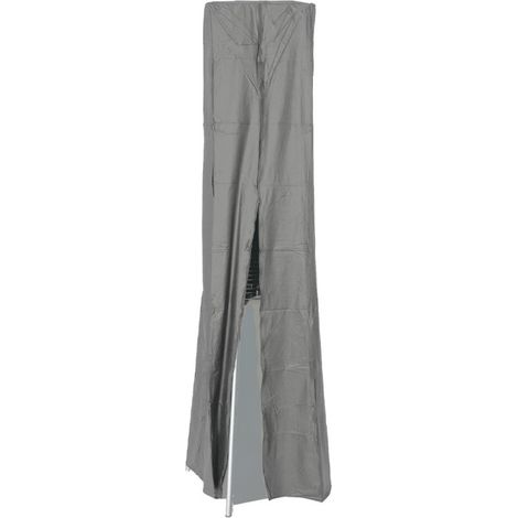 Favex – Housse parasol chauffant Flamme 216 cm – Protection intempéries – 420 D PVC noir – Installation facile avec fermeture éclair (1/3)