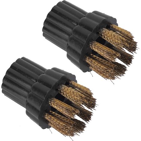 Set mit 2 Ersatzbürstenköpfen aus Messing, kompatibel mit dem X5 Dampfmopp (1/5)
