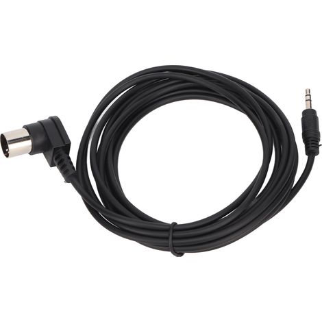 Câble Adaptateur Audio 3.5mm Jack Mâle vers Mini DIN 5 Broches Mâle, 90 Degrés, 3m (9.8ft) - Haute Stabilité (1/5)