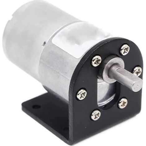 Moteur à Engrenages à Courant continu 37-3530 Arbre conventionnel Micro Moteur à Engrenages à Courant continu Grand Couple Avant et arrière Vitesse réglable 24v 106rpm (1/2)