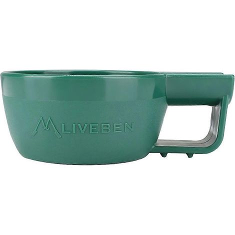 Bol à mousse à raser, bol à savon à raser, bol à bulles, bol à raser profond, récipient à raser en plastique-16x12cm-Green