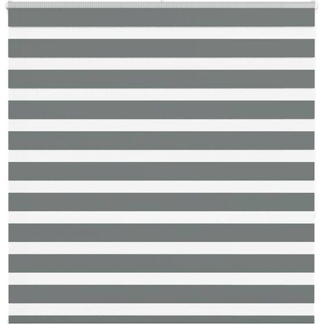 Doppelrollo Dunkelgrau 150x150 cm Stoffbreite 145,9 cm Polyester