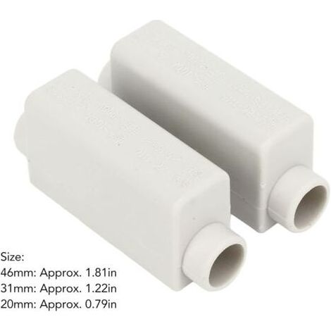 Bornier, 4pcs Splice Bornier 1000V 100A 2.5‑16mm² 2 en 2 Sorties Haute Puissance ZK 1116 Connecteur de Fil, Faible Résistance pour Câblage de Plafond, Câblage de Commutateur, Câblage de (1/5)