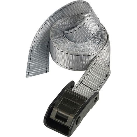 Master Lock 3112EURDAT Lashing Strap with Metal Buckle Grey 5m 150kg Single MLK3112E (1/5)