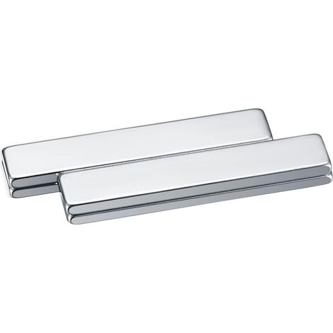 Magnets Néodyme - 50 x 10 x 3 mm - Pour Frigo Outils Tableau Blanc Cuisine Loisirs Créatifs - Lot de 4 (1/5)