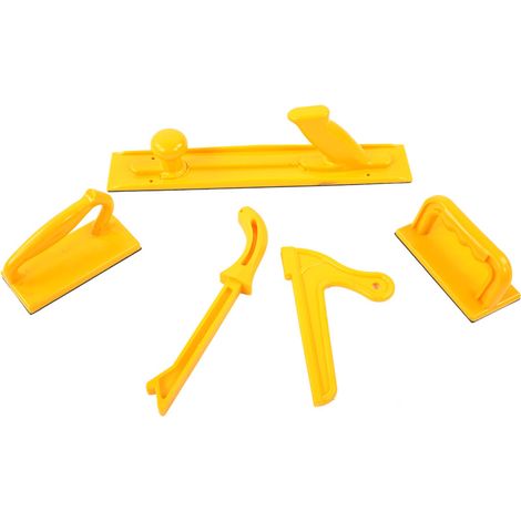 5 Poussoirs de Sécurité et Bâton de Bois pour Toupie, Lot de 5 Pièces, Outils de Menuiserie (1/4)