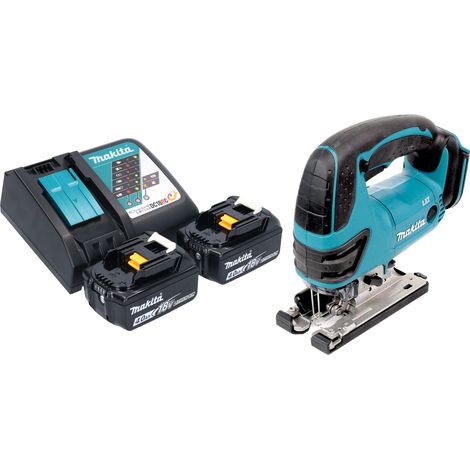 Makita DJV 180 RMX Akku Stichsäge 18 V 135 mm + 2x Akku 4,0 Ah + Ladegerät (1/5)