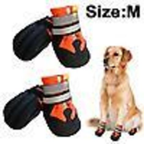 Bottes pour chiens pour chiens Bottines pour chiens antidérapantes et imperméables pour l'extérieur, bottes pour chiens (1/5)
