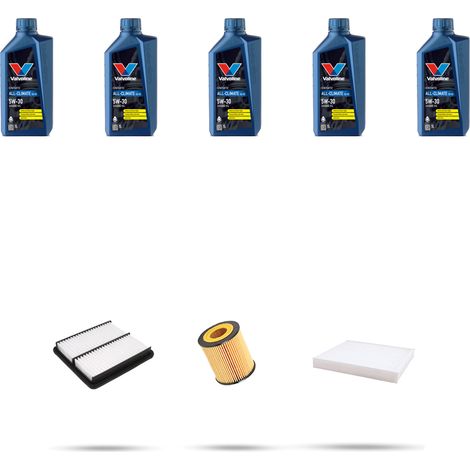 Kit tagliando 3 FILTRI e 5L OLIO compatibile con Mazda 6 (GG,GY) 2.3 119kw dal 2002 al 2007 (1/5)