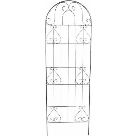 Rankgitter, Metall anthrazit 57,5 x 180 cm