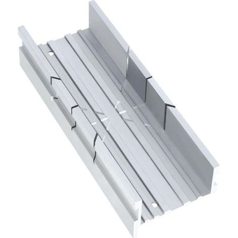 Boîte à onglets de 13,5 cm en alliage d'aluminium robuste, coupe précise à 45°, 90° et 135°, pour métal, artisanat, bois, plastique, HT0417