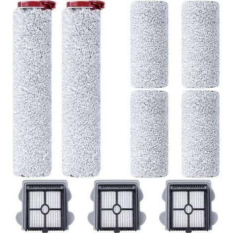 Accessoires de Filtre d'Aspirateur pour pour Roborock A10 Plus, Dyad Pro/Dyad Pro Combo, 6 brosses cylindriques, 3 filtres HEPA (1/4)