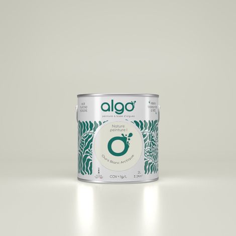 Peinture écologique Algo - Ours Blanc Arctique - 0.5L / Satin (1/4)