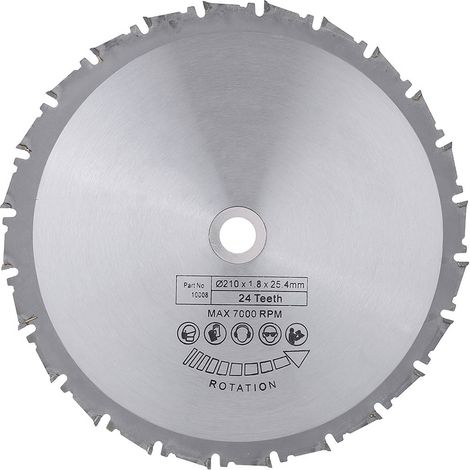 Woodworking Carbide Circular Saw Blade TCT Cutting Disc 21025.4mm 24 Teeth