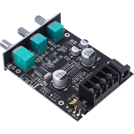 2.0 Stereo Bluetooth-Leistungsverstärkerplatine, digitales HiFi-Verstärkermodul, Hoch- und Tieftonregelung, 50 W + 50 W (1/5)